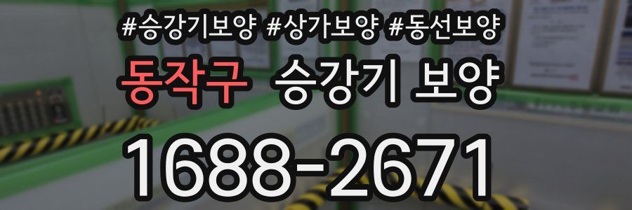 동작구 승강기 보양