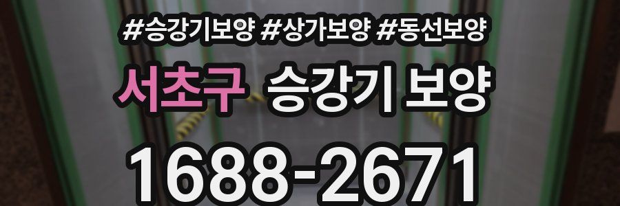 서초구 승강기 보양
