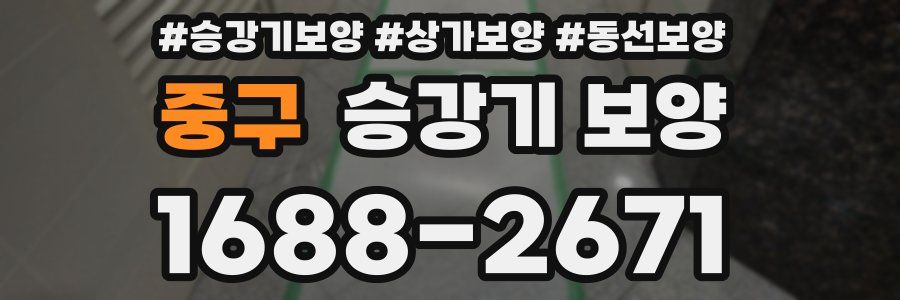 중구 승강기 보양