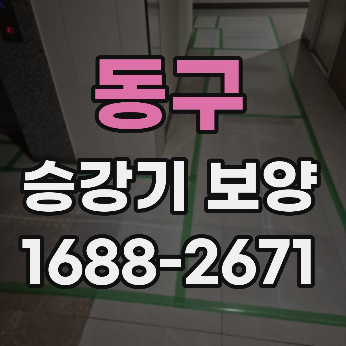 동구 승강기 보양