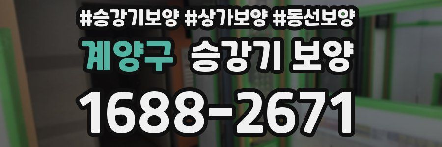 계양구 승강기 보양