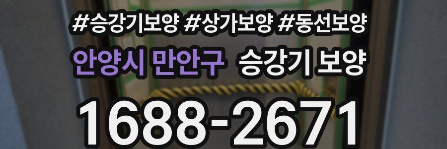 안양시 만안구 승강기 보양