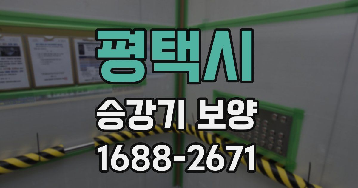 평택시 승강기 보양