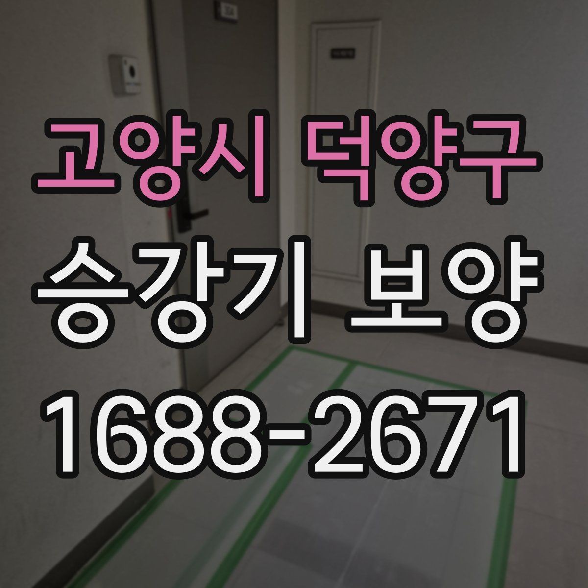 고양시 덕양구 승강기 보양 자재 두께와 내구성 차이