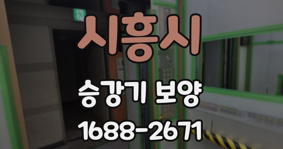 시흥시 승강기 보양