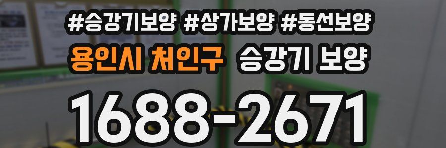 용인시 처인구 승강기 보양