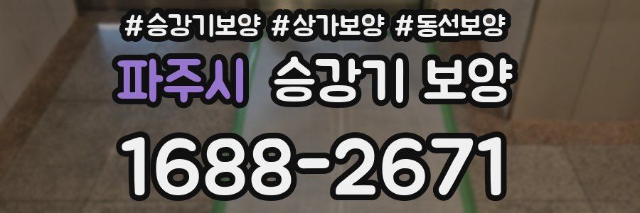 파주시 승강기 보양