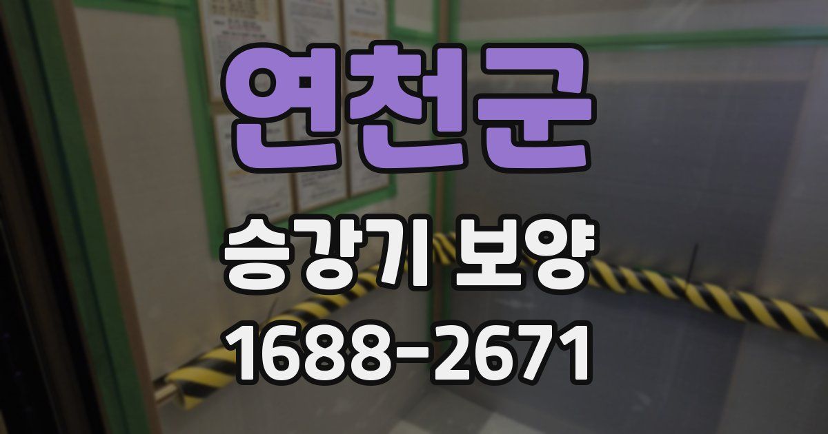 연천군 승강기 보양