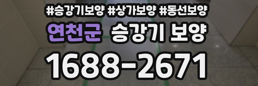 연천군 승강기 보양