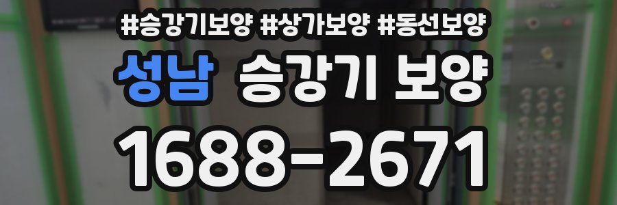 성남 승강기 보양