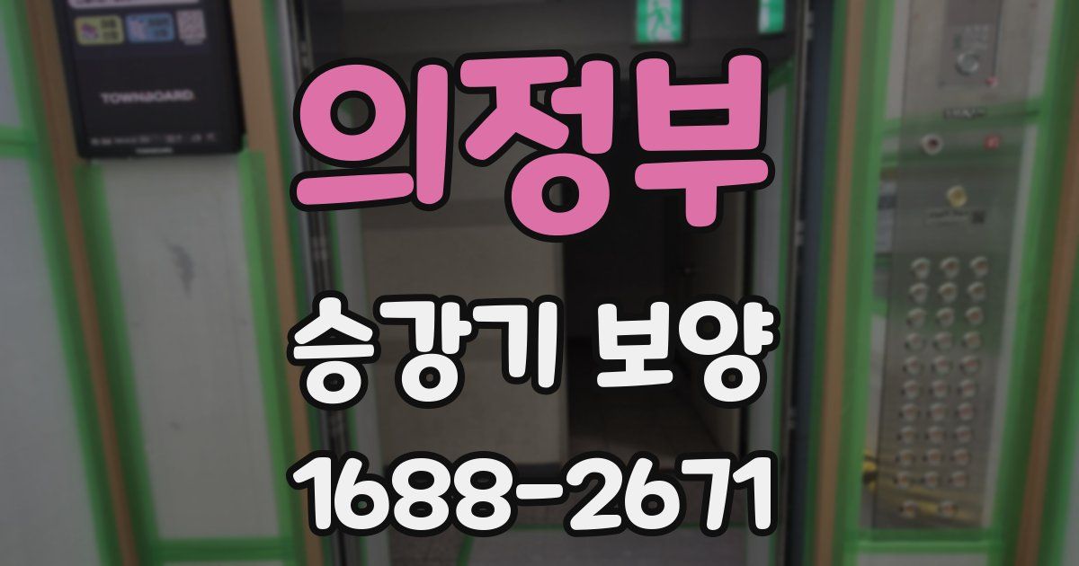 의정부 승강기 보양