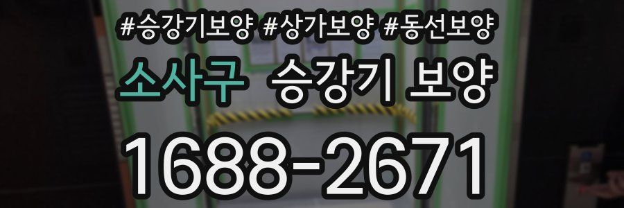 소사구 승강기 보양