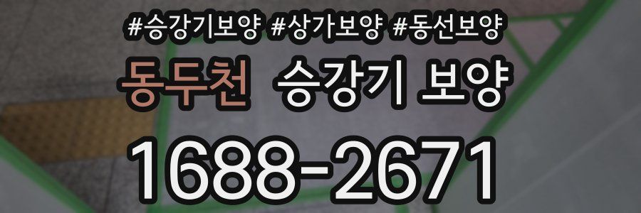 동두천 승강기 보양