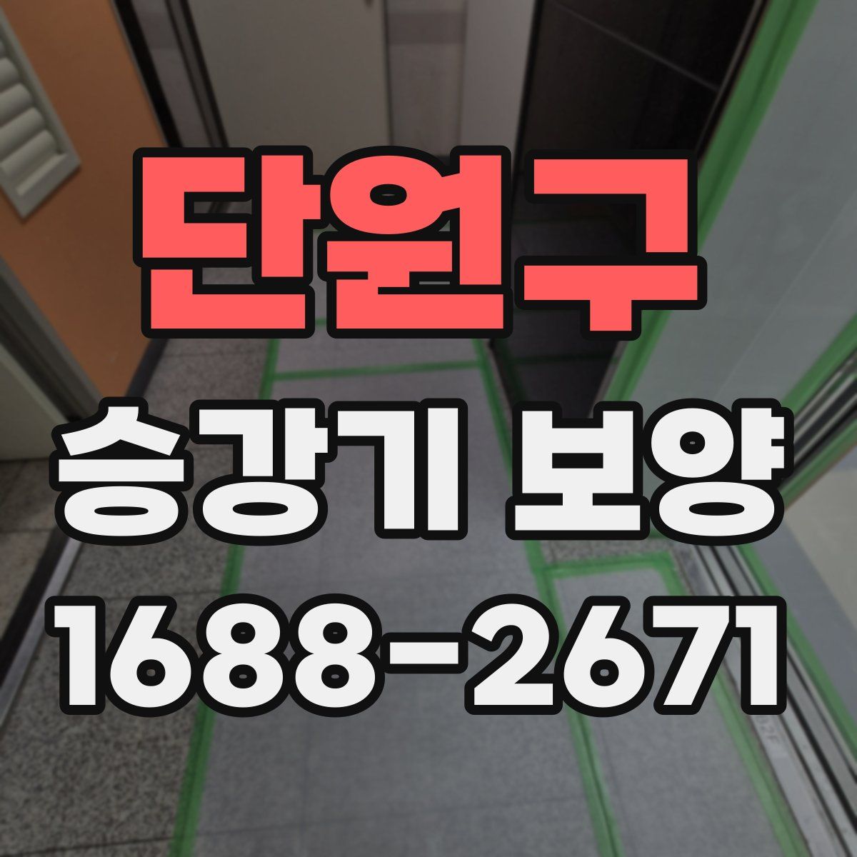 단원구 승강기 보양