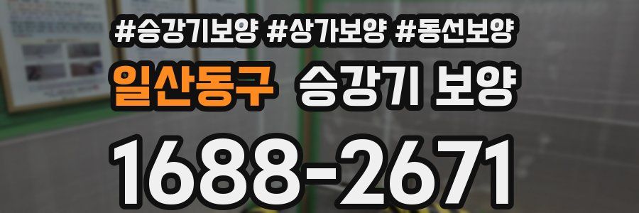 일산동구 승강기 보양