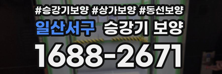 일산서구 승강기 보양