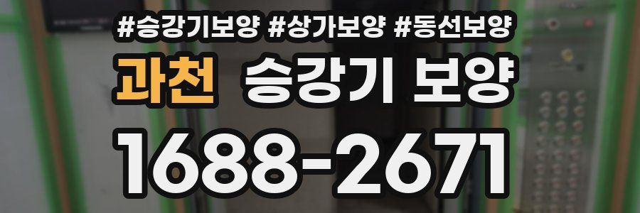 과천 승강기 보양
