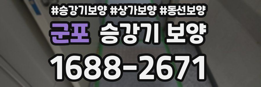 군포 승강기 보양