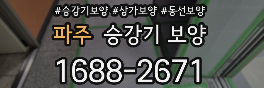 파주 승강기 보양