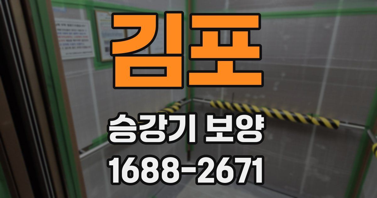 김포 승강기 보양