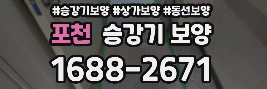 포천 승강기 보양