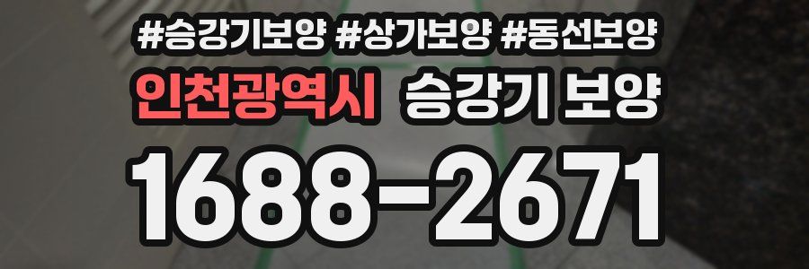 인천광역시 승강기 보양