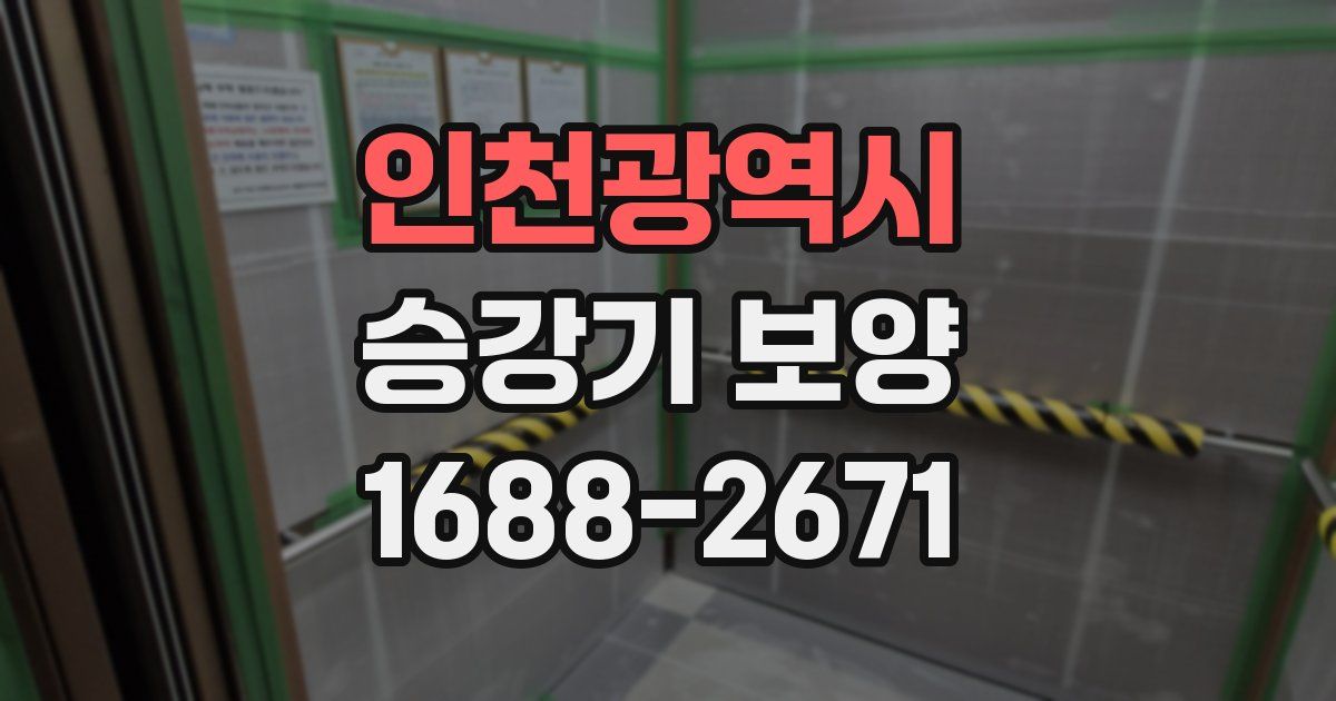 인천광역시 승강기 보양