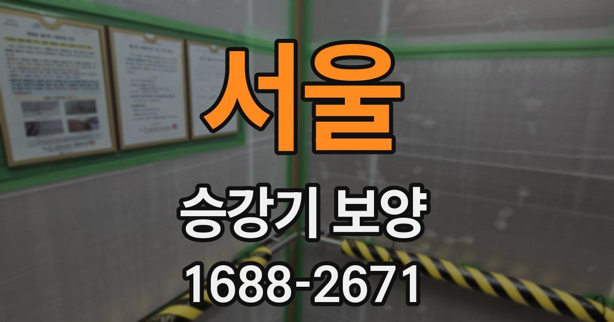 서울 승강기 보양