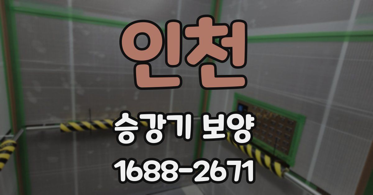 인천 승강기 보양