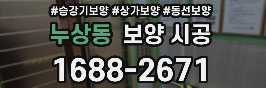 누상동 보양 시공