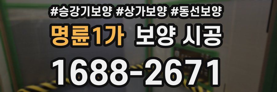 명륜1가 보양 시공