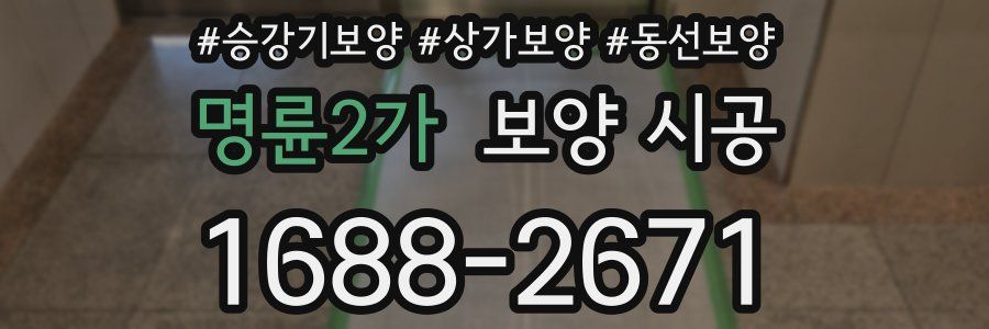명륜2가 보양 시공