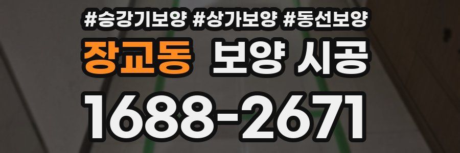 장교동 보양 시공