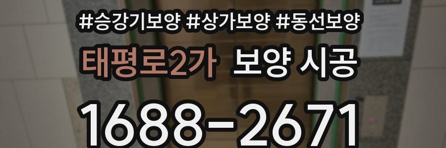 태평로2가 보양 시공