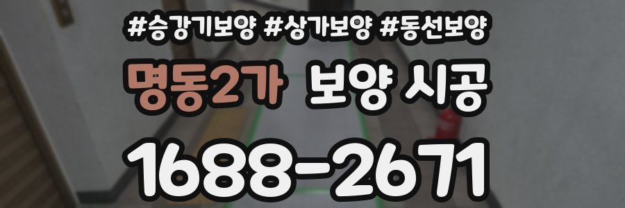 명동2가 보양 시공