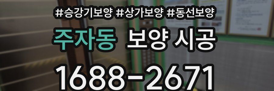 주자동 보양 시공