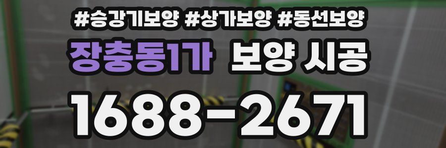 장충동1가 보양 시공