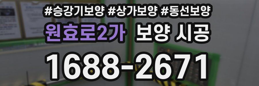 원효로2가 보양 시공