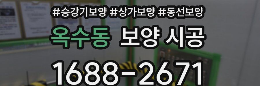 옥수동 보양 시공