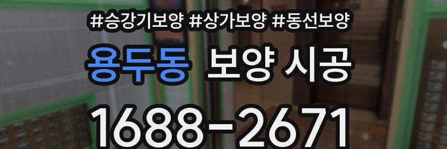 용두동 보양 시공