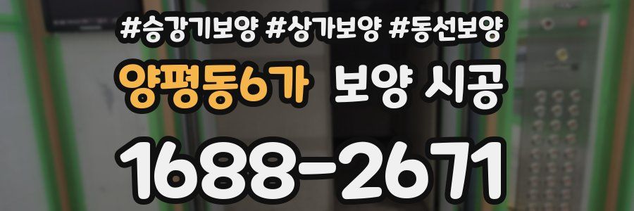 양평동6가 보양 시공