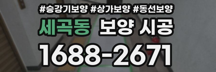 세곡동 보양 시공