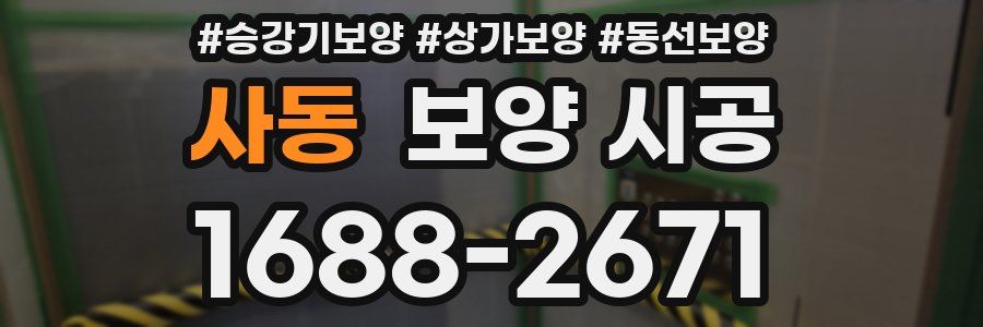 사동 보양 시공