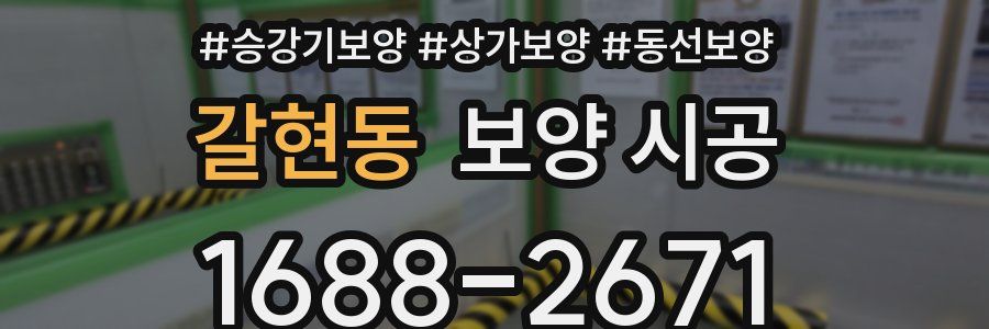 갈현동 보양 시공