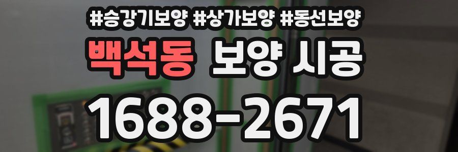 백석동 보양 시공