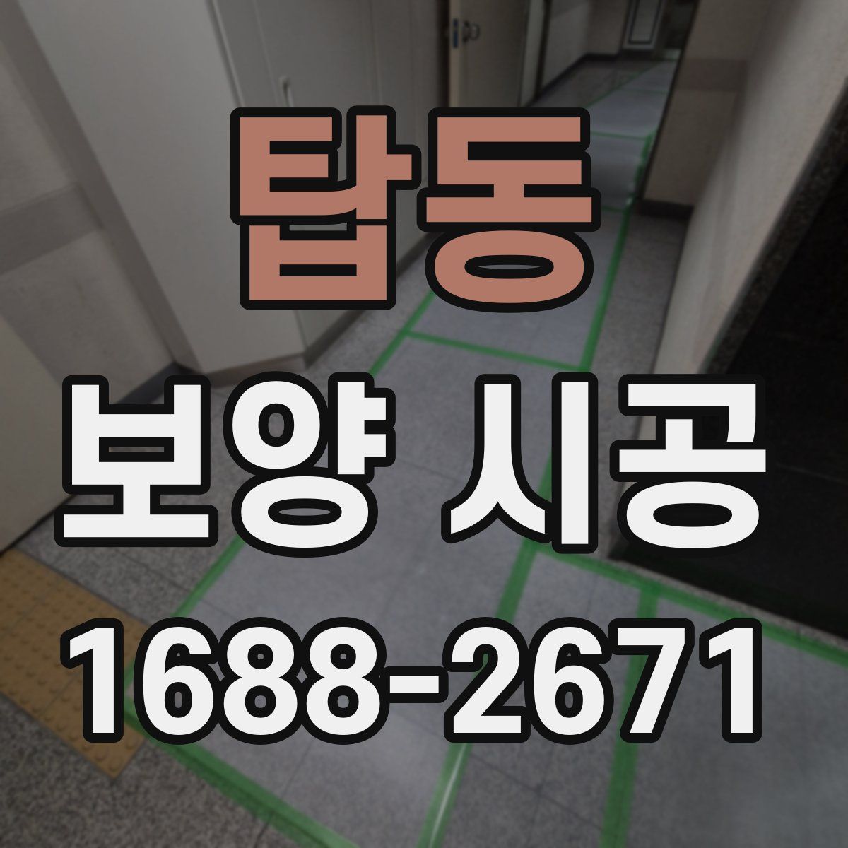 탑동 보양 시공
