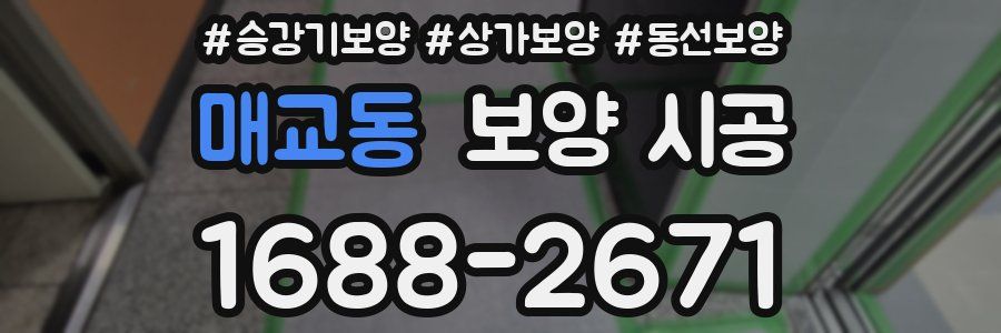 매교동 보양 시공