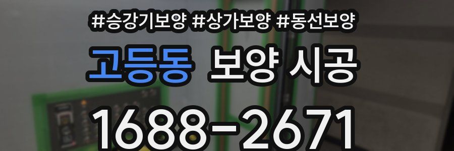 고등동 보양 시공