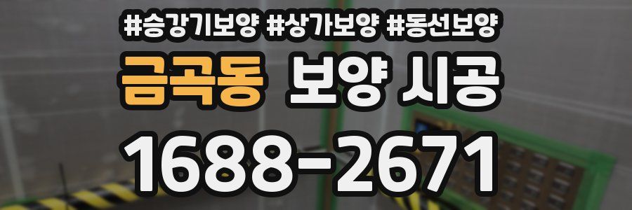 금곡동 보양 시공