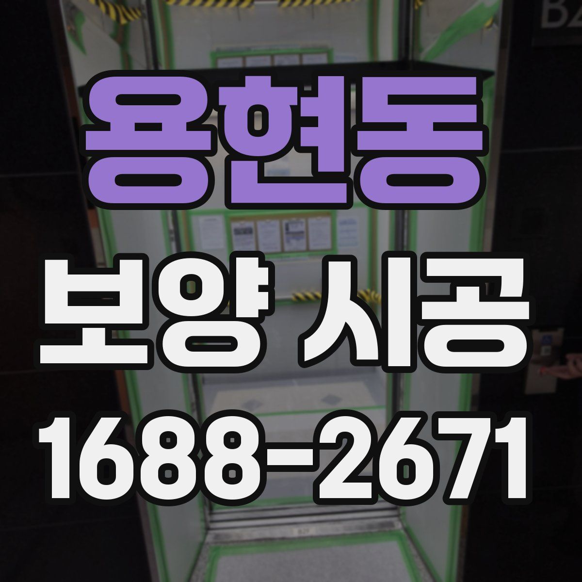 용현동 보양 시공